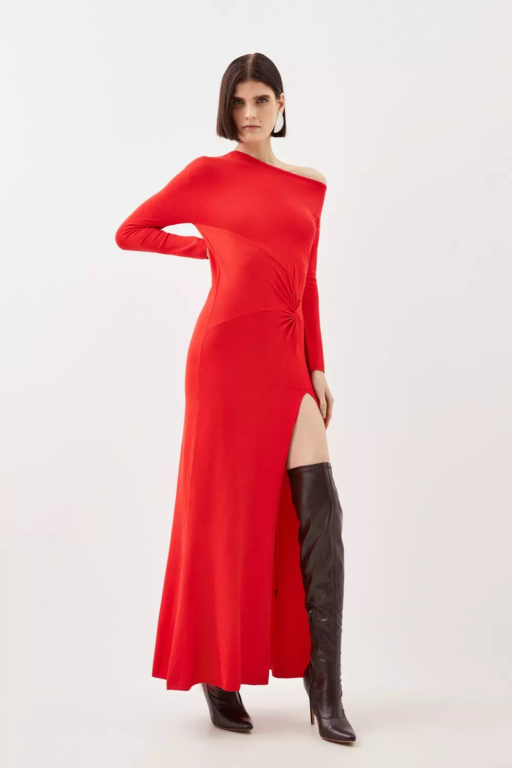 Tall red hotsell maxi dress