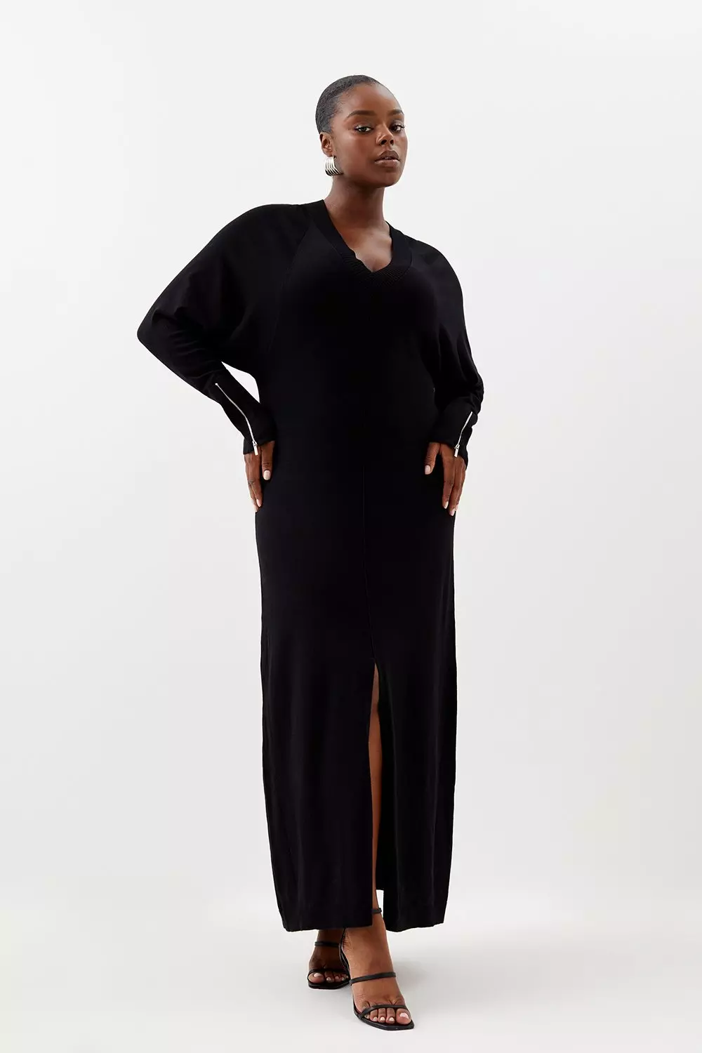 Karen millen black outlet maxi dress