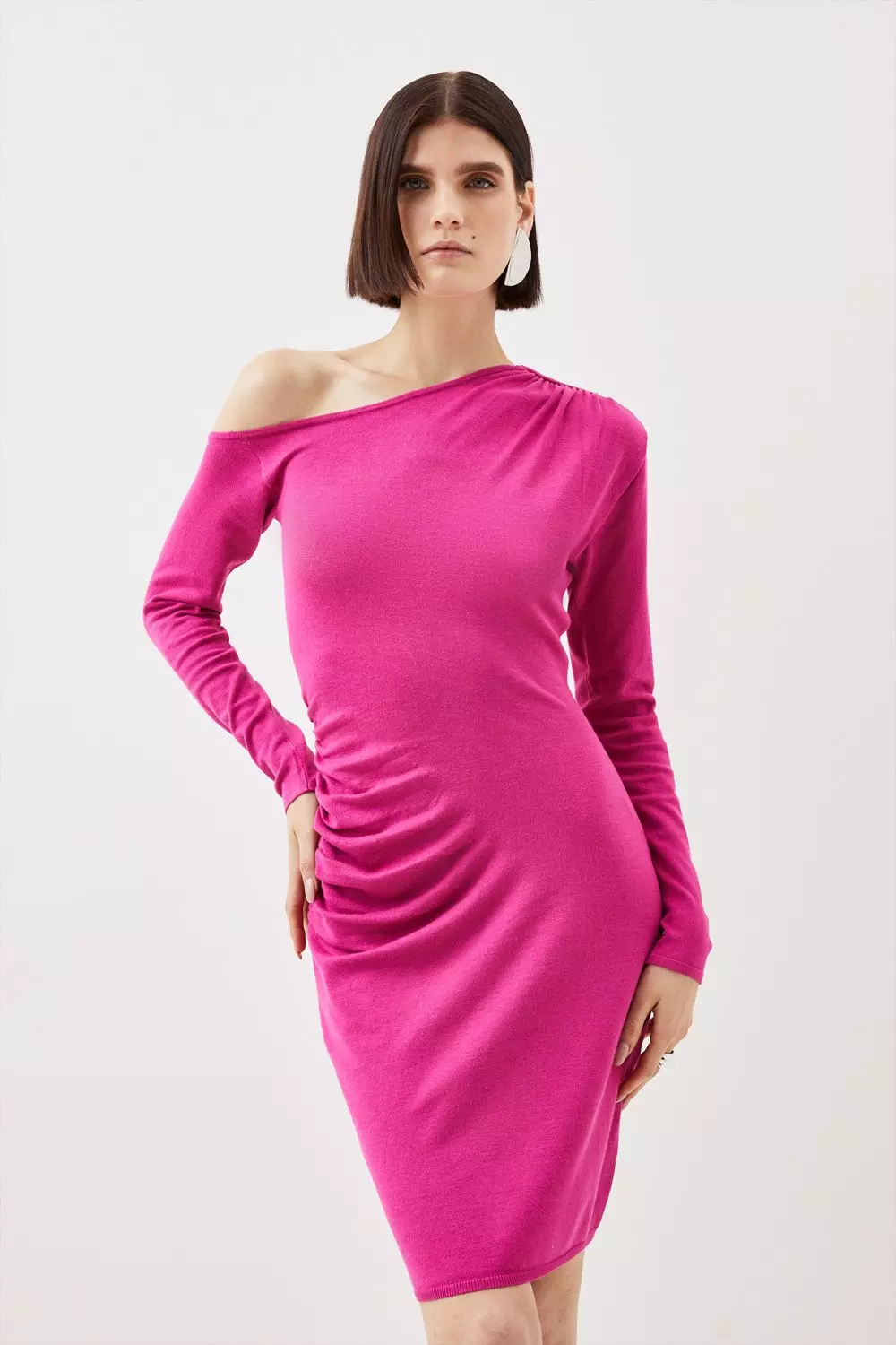 Karen millen shop slashed neckline dress