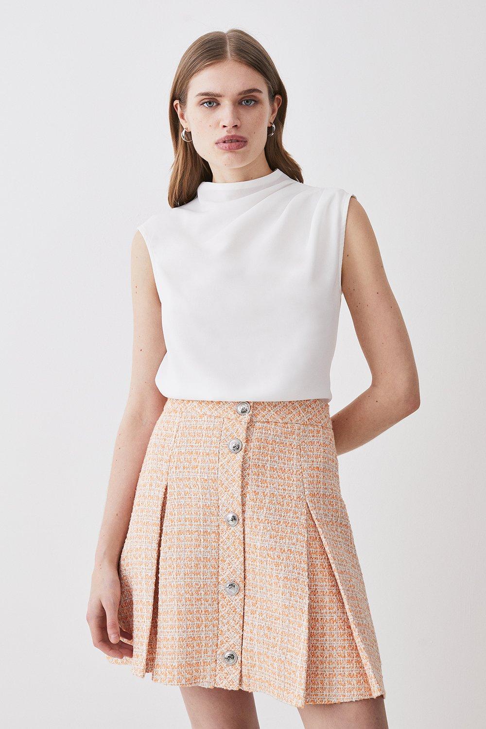 Pleated Skirts | Pleated Mini & Midi Skirts | Karen Millen US