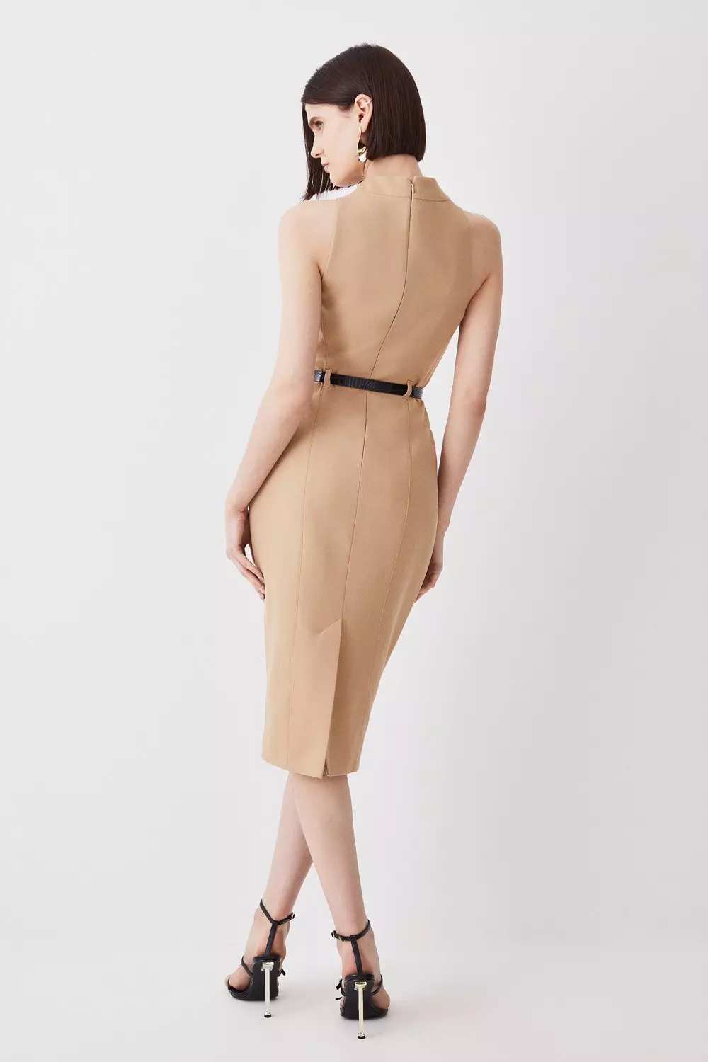 Karen millen crossover neckline hot sale dress