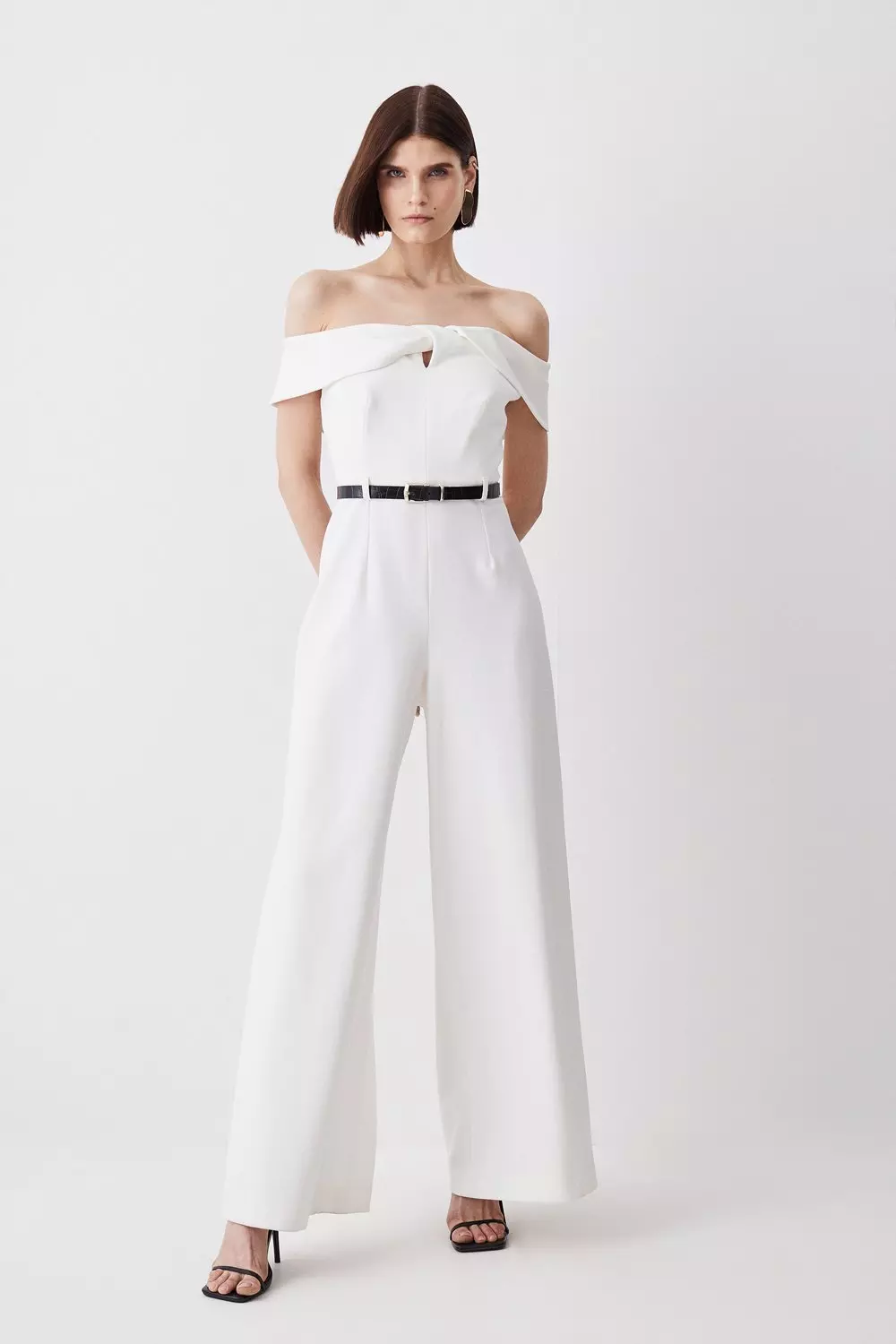 Jumpsuit with hotsell skirt material