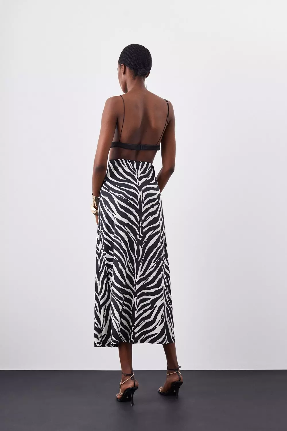 Zebra hotsell maxi skirt