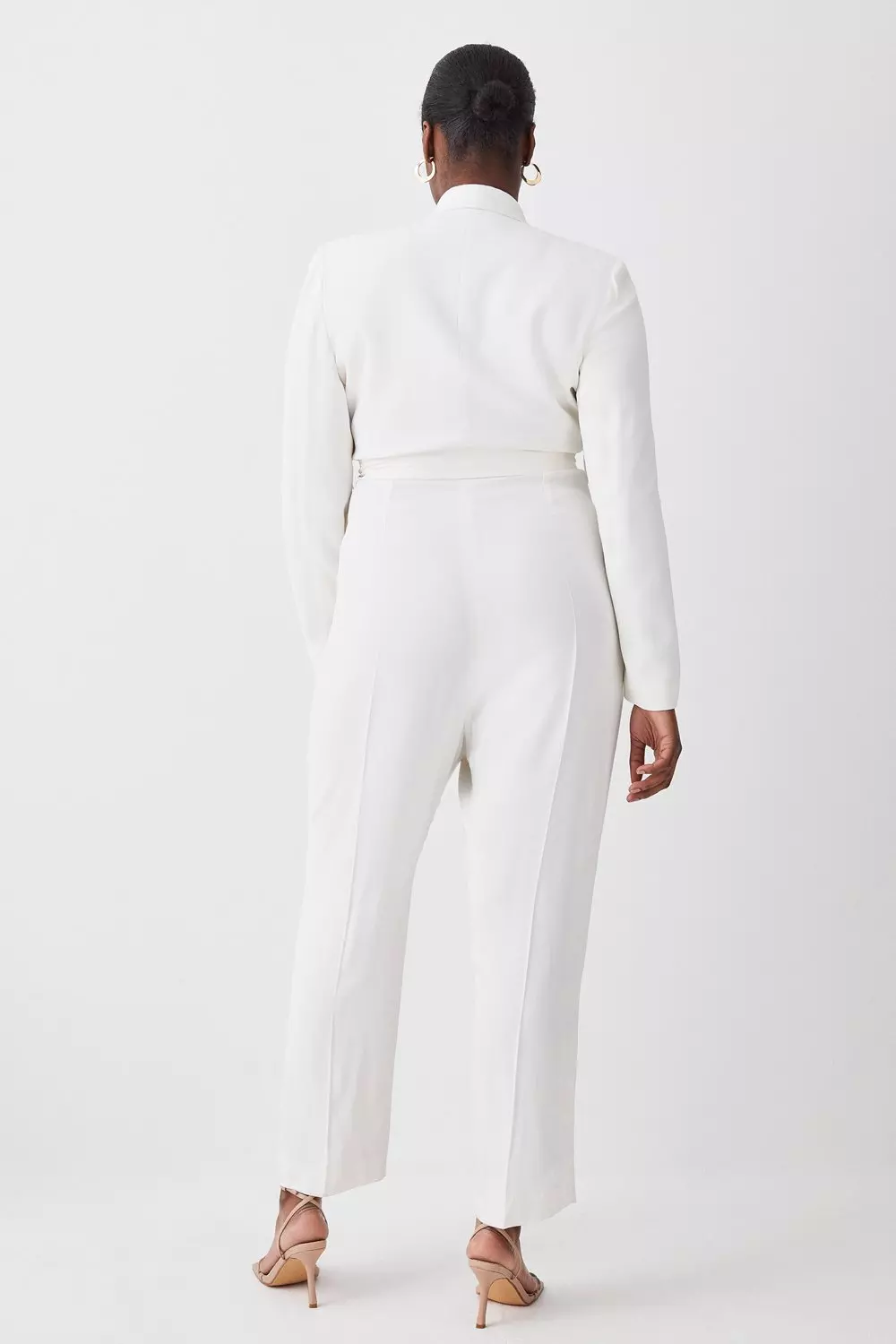 Karen millen store ivory jumpsuit