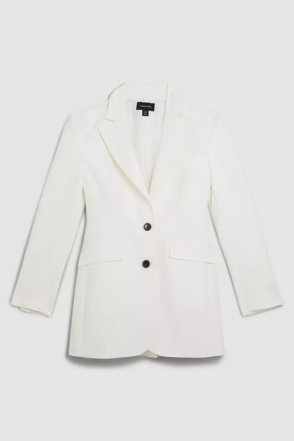 Black blazer with outlet white lining