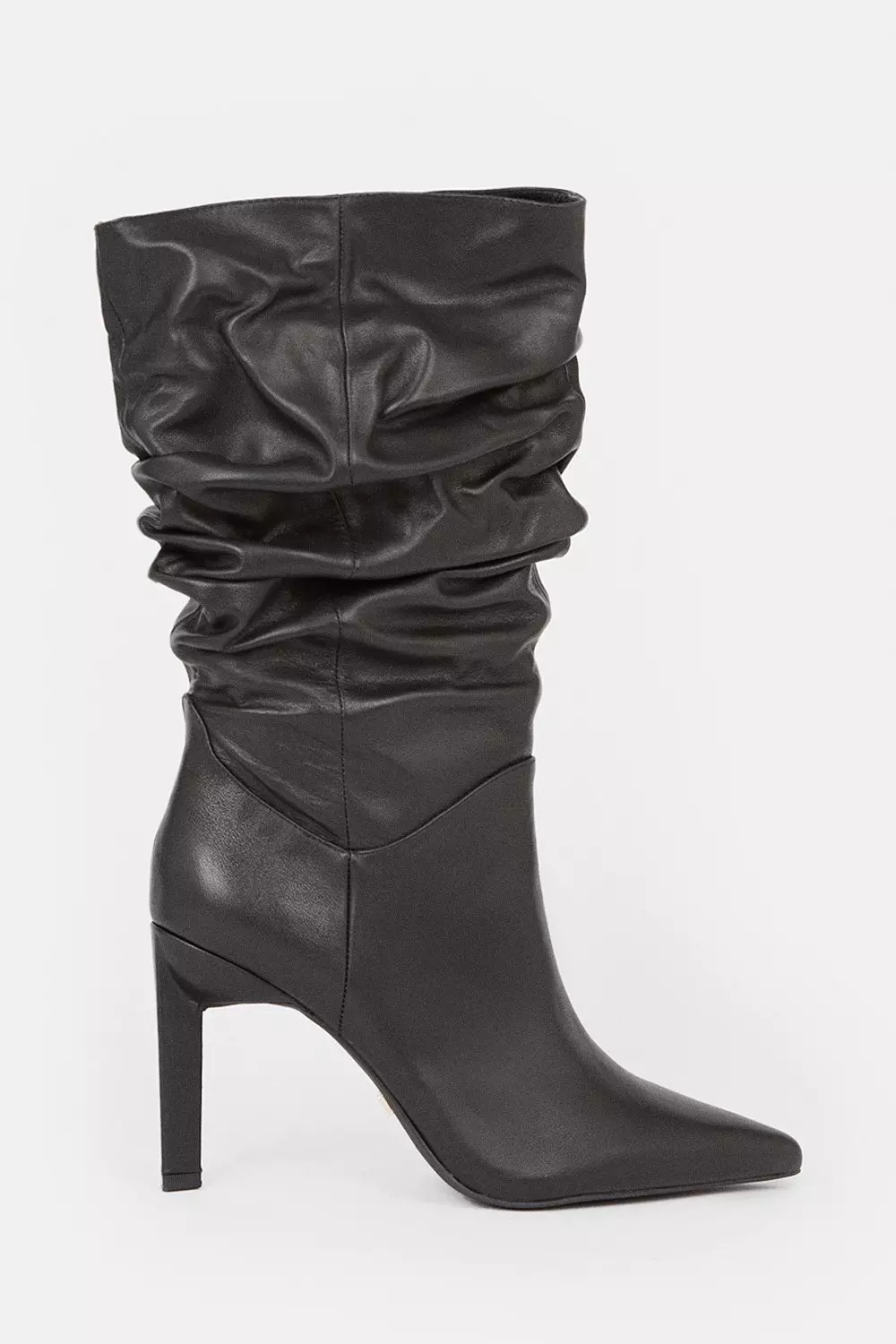 Mid heel cheap slouch boots