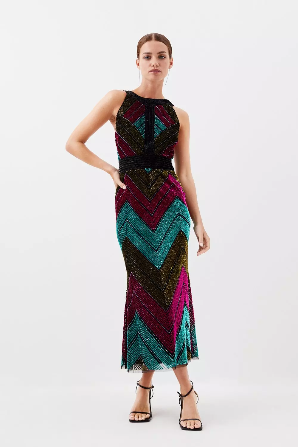 Karen millen beaded outlet dress