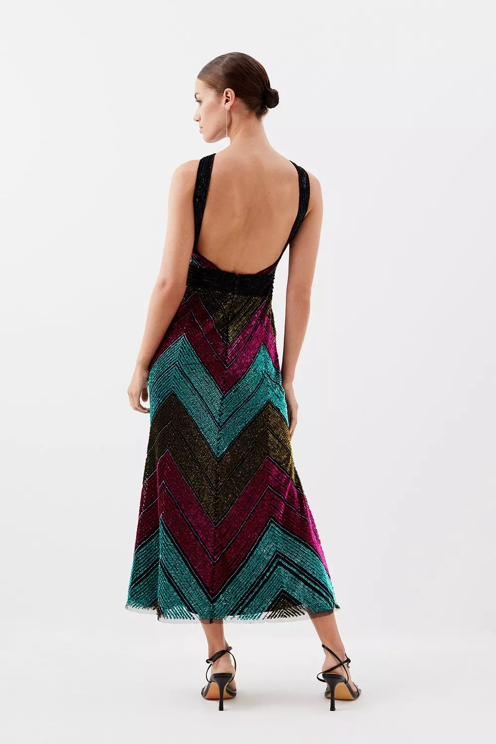 Petite Premium Beaded Embellished Maxi Dress