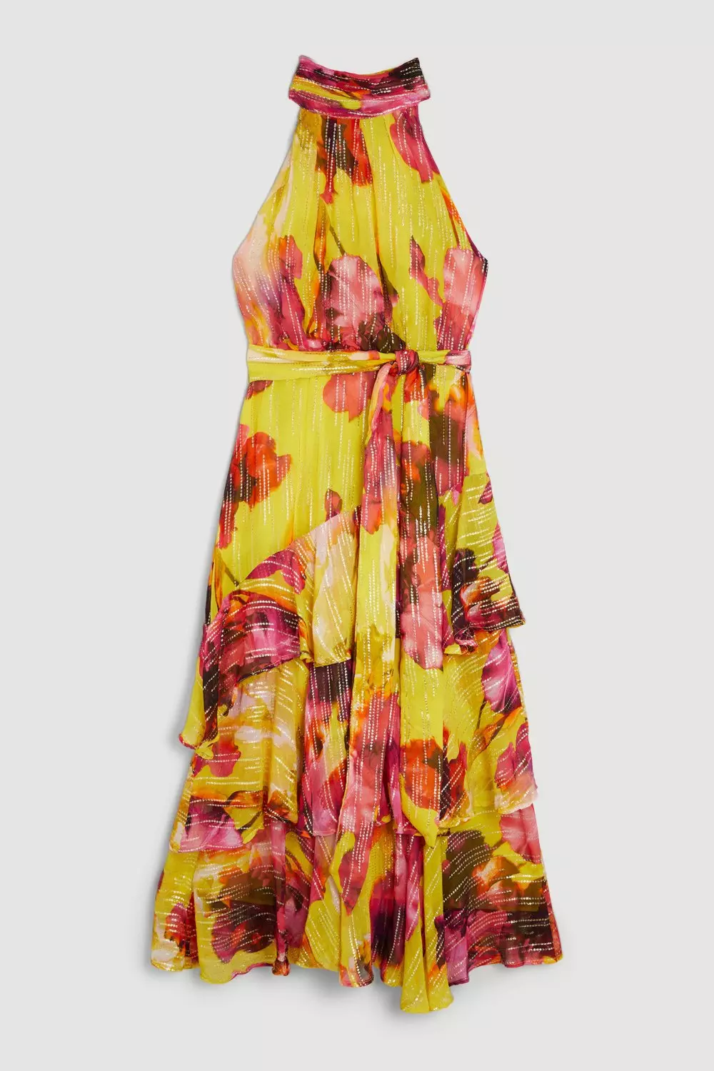 Wallis yellow clearance floral dress