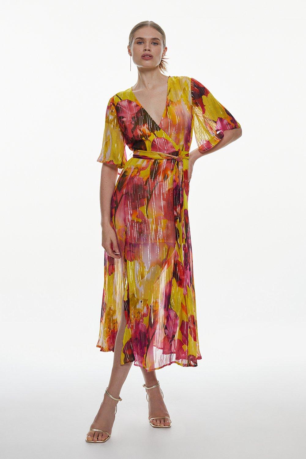 Karen millen sale wrap dress