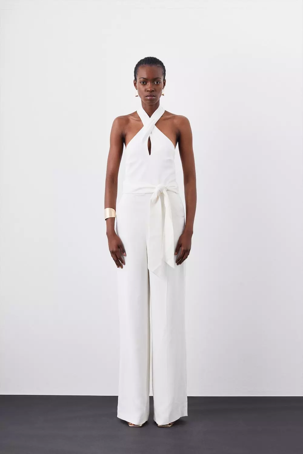 Petite sales ivory jumpsuit