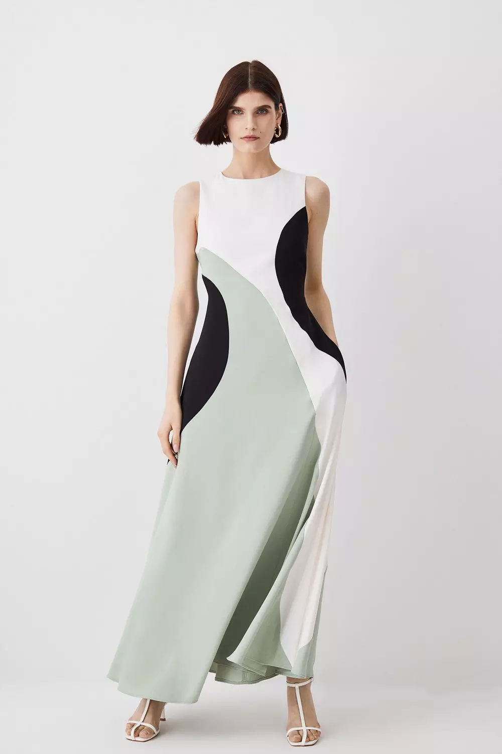 Karen millen clearance colour block dress