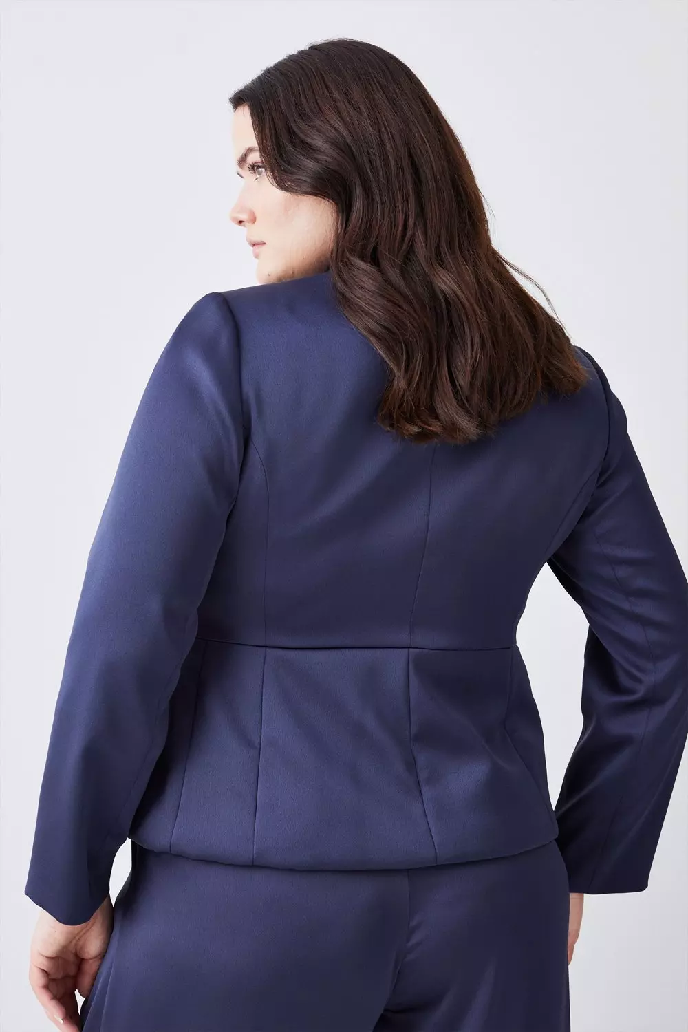 Plus size clearance navy blue jacket