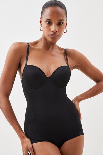 Strappy shapewear bodysuit black - WOMEN's Bodysuits