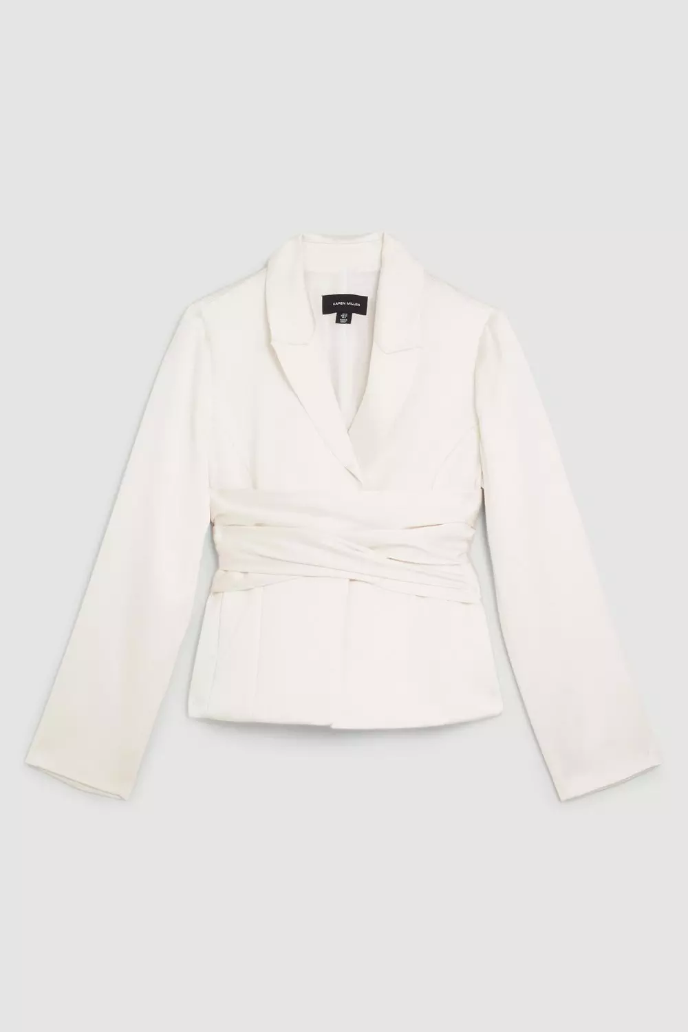 White wrap clearance jacket