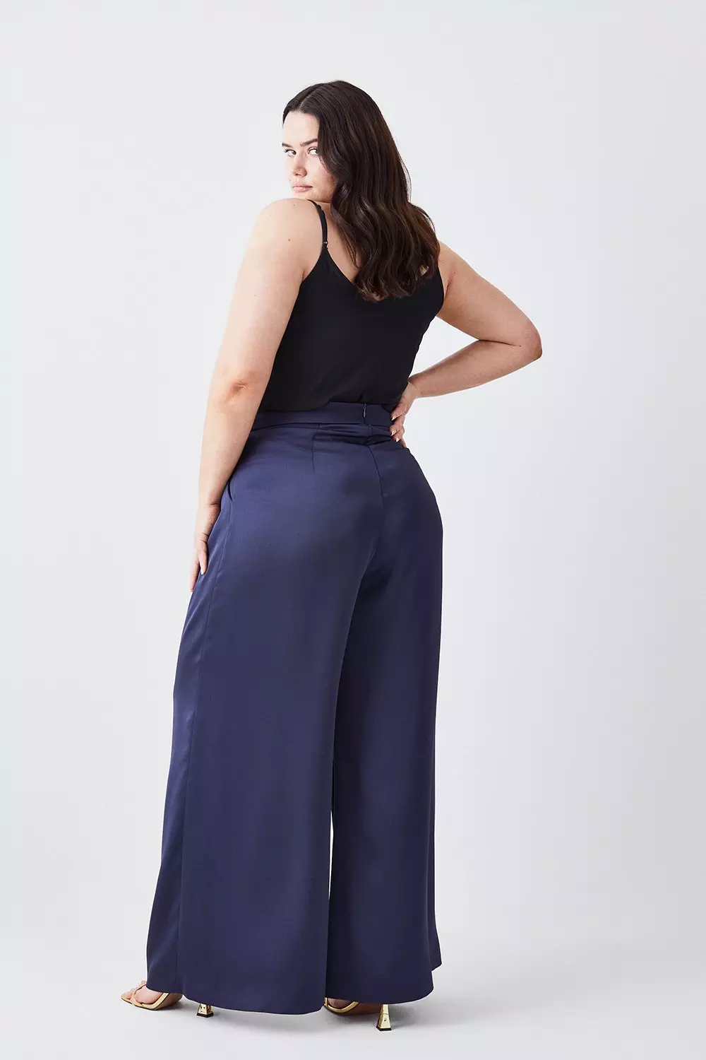 Satin Back Crepe Pant