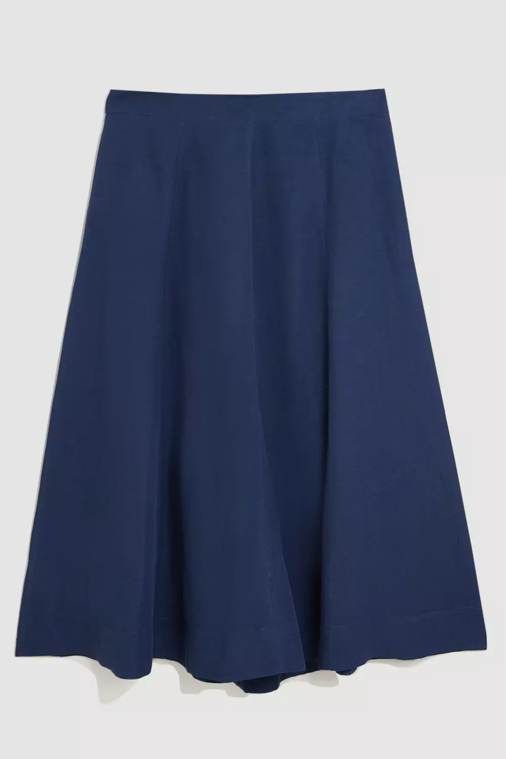 Lydia Millen Plus Size Linen Pleated Midi Skirt | Karen Millen