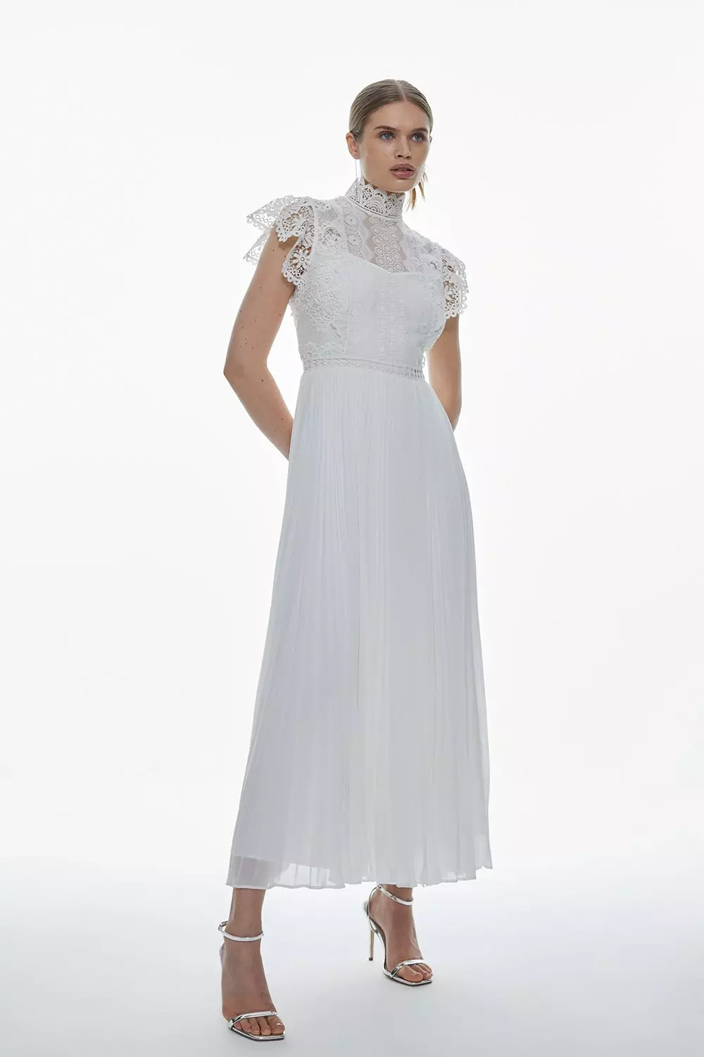 Karen millen shop white lace dress