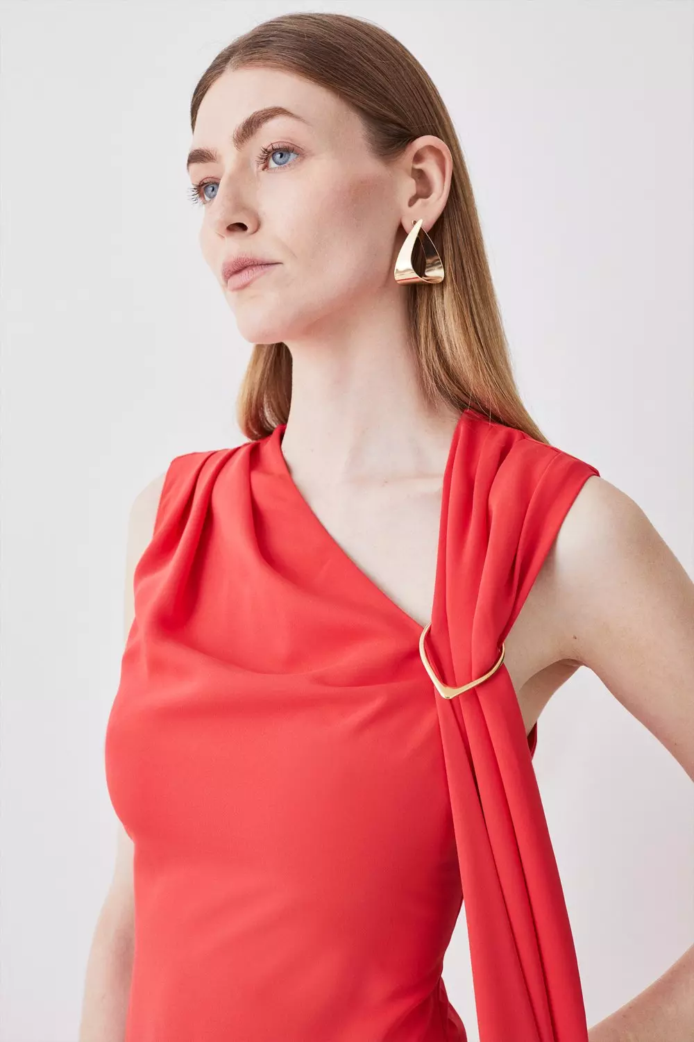 Karen millen shop slashed neckline dress