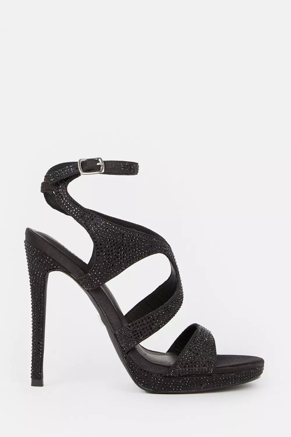 Tall strappy hot sale heels