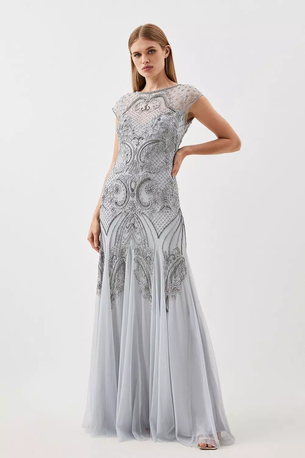 Tilly embellished 2024 tassel maxi