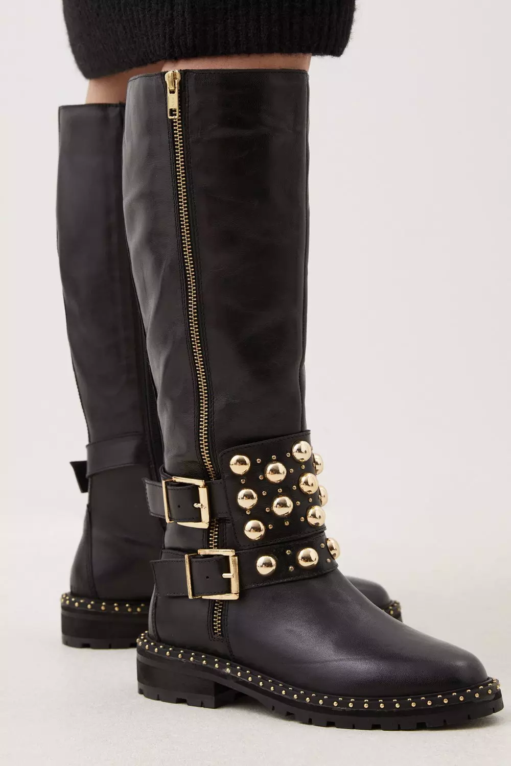 Studded wellington clearance boots