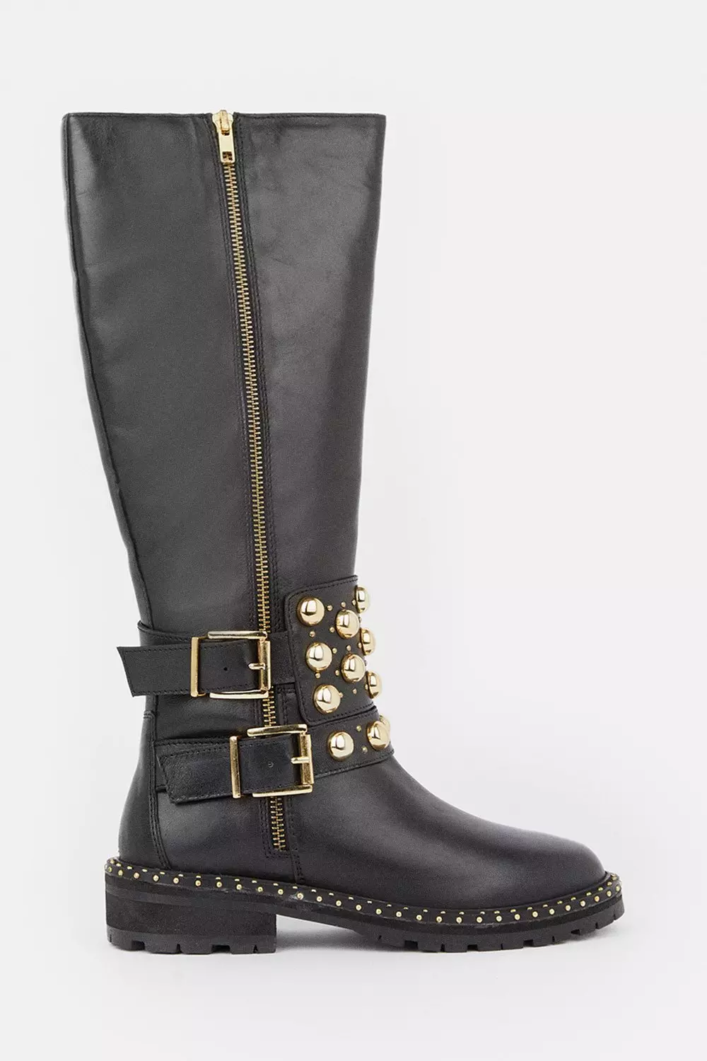 Karen millen hot sale biker boots