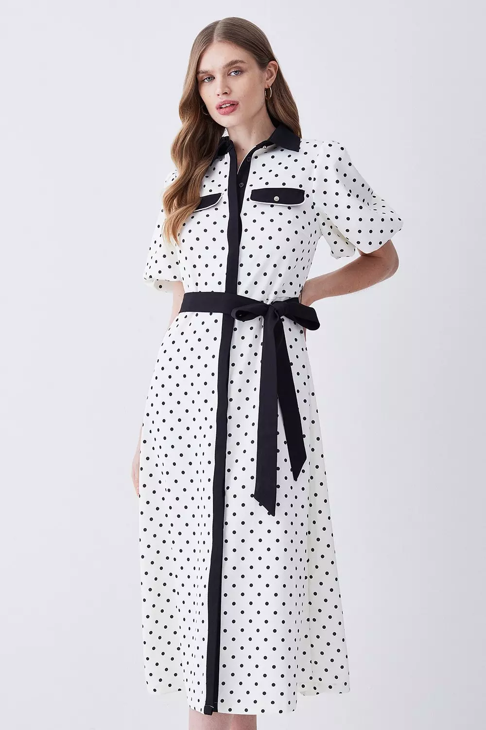 Karen millen 2025 polka dot dress