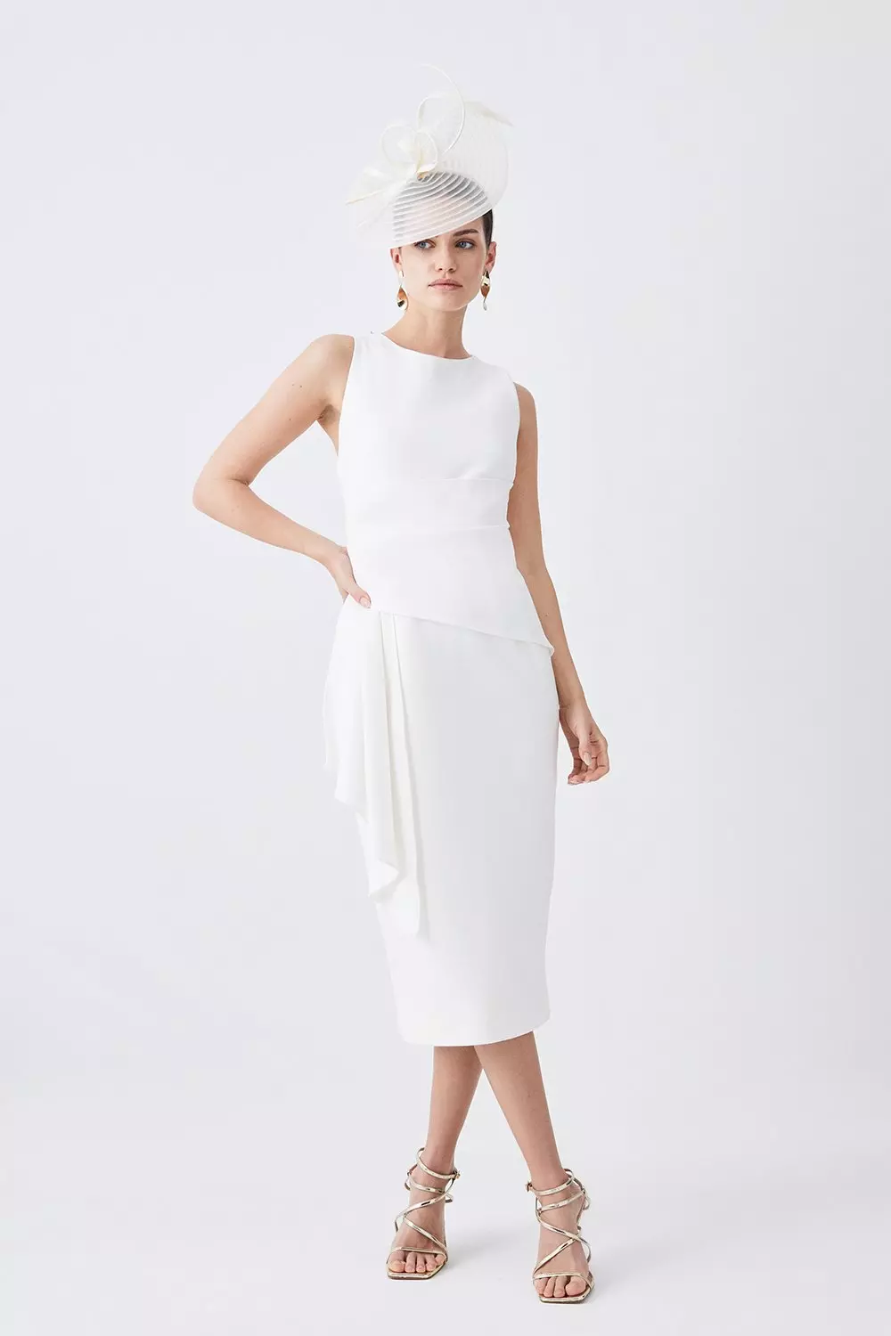 Petite white outlet sheath dress