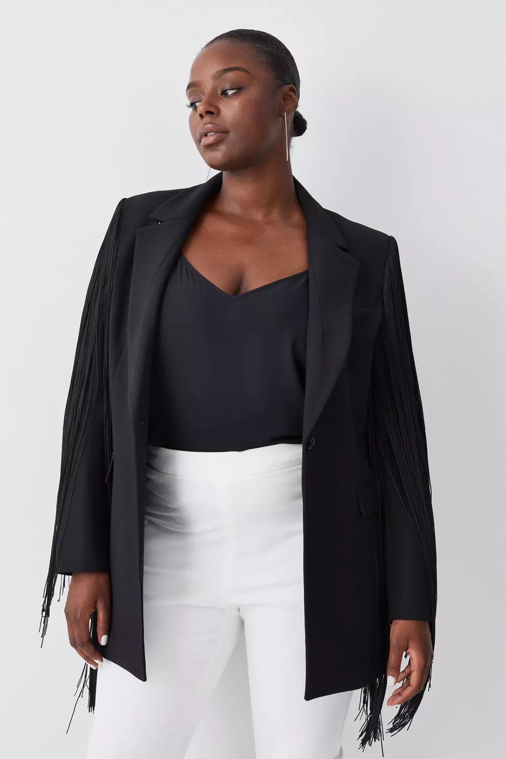 Womens plus shop black blazer