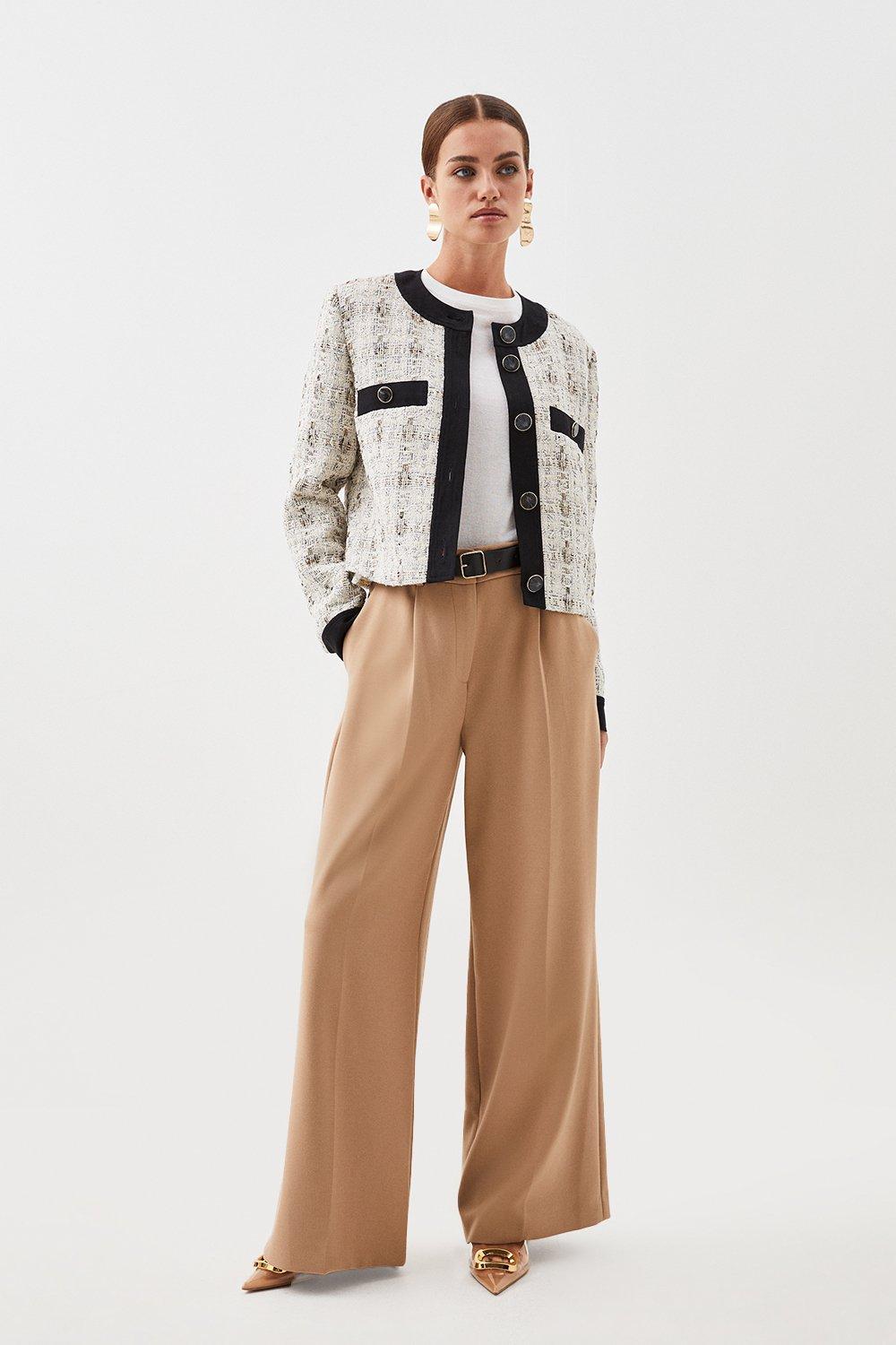 Chiffon trouser suit with top and jacket 754753Trs  Catherines of Partick