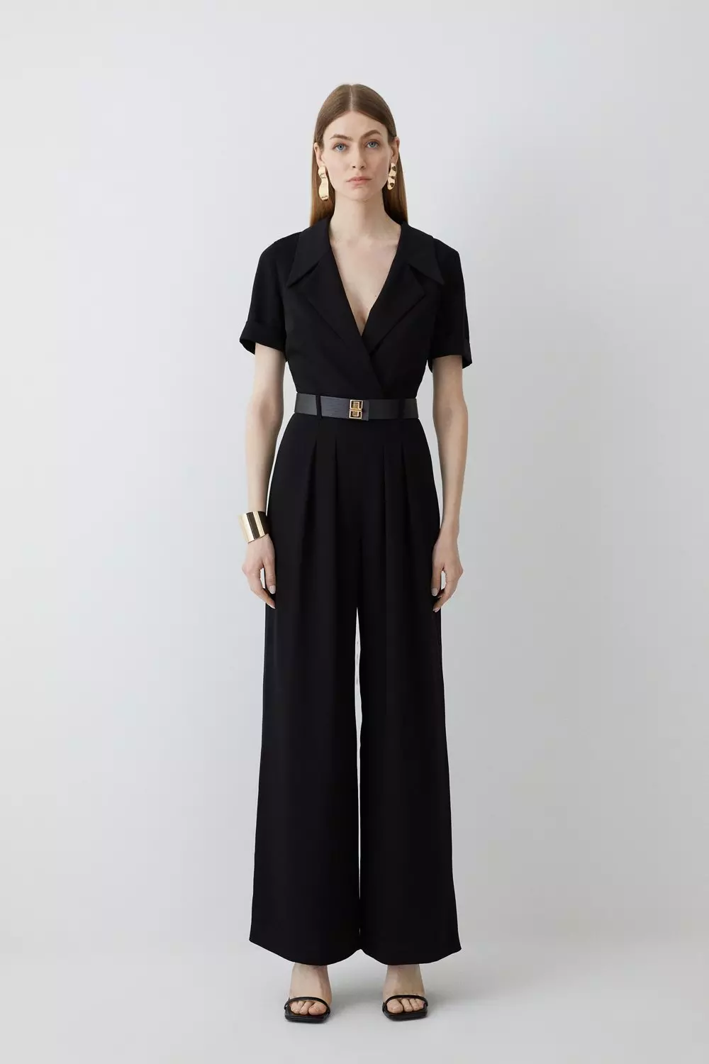 Karen millen cheap black jumpsuit