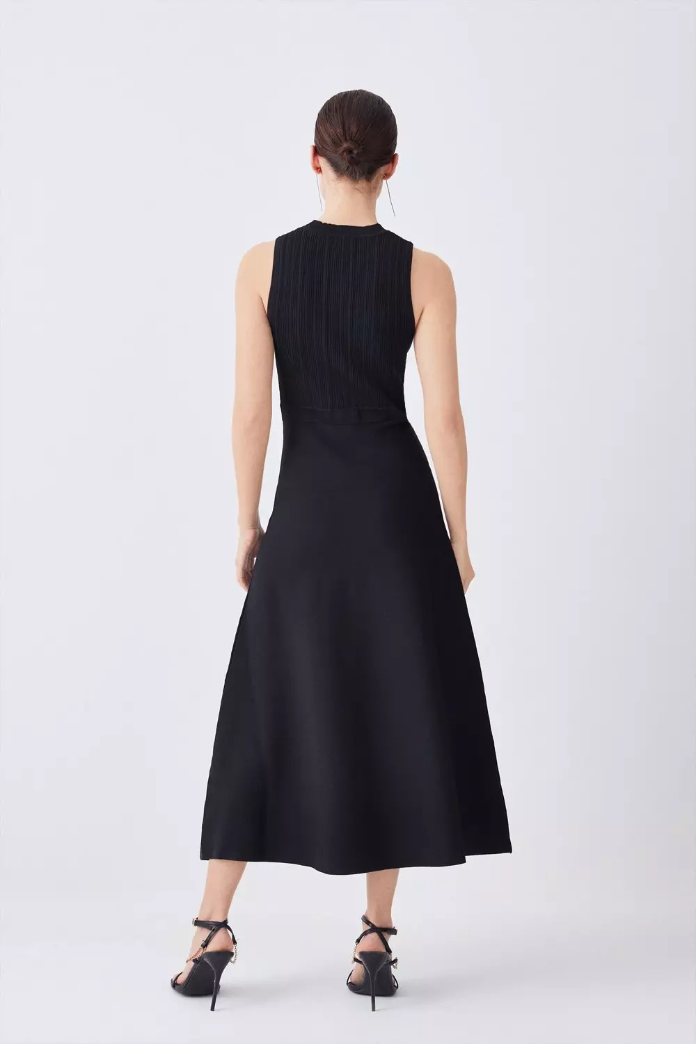 Karen millen ribbed on sale fitted knit dress