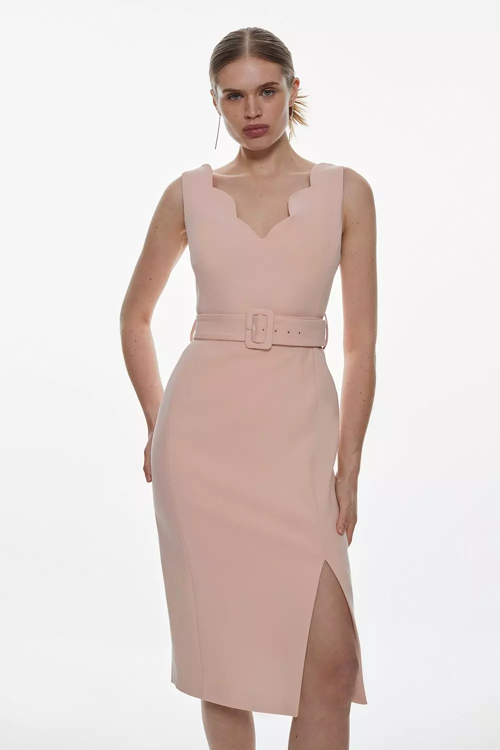 Karen millen shop blush dress