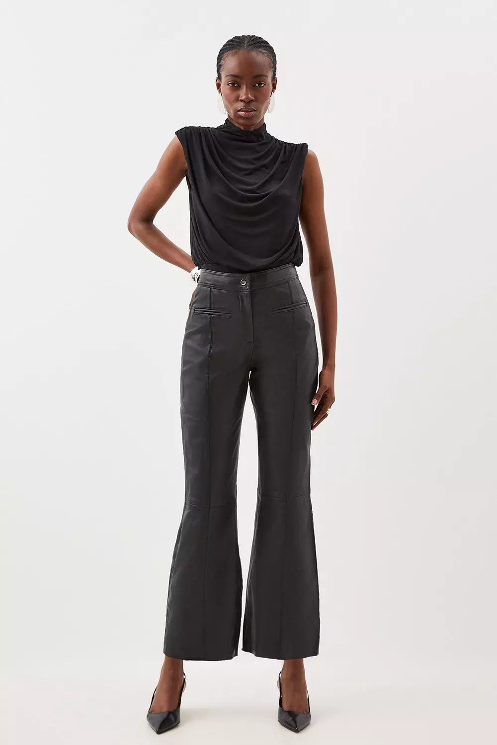 Black kick best sale flare pants