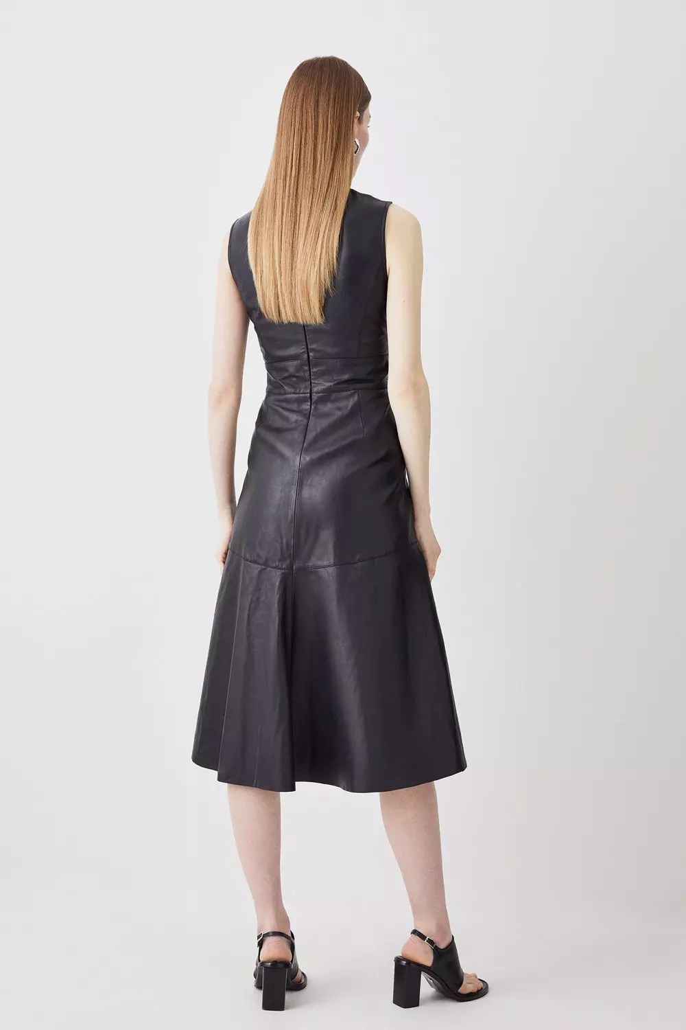 Karen millen hot sale leather dress