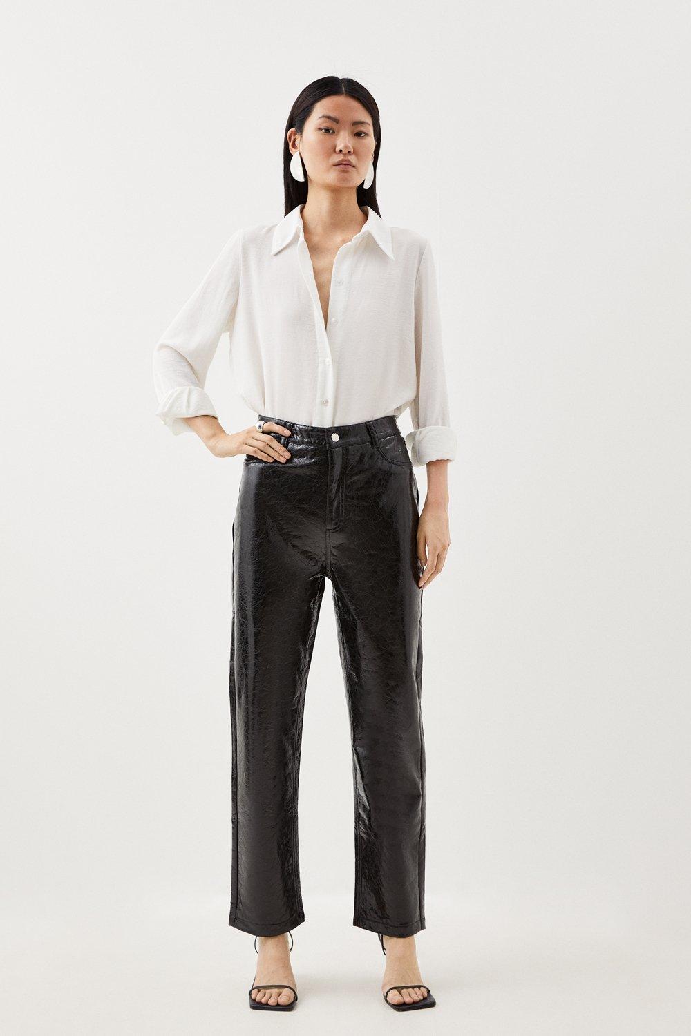 Silk Cigarette Trousers in Wild Orchid – Shibumi