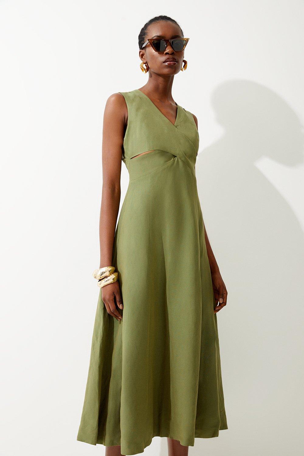 Green Wedding Guest Dresses Karen Millen UK