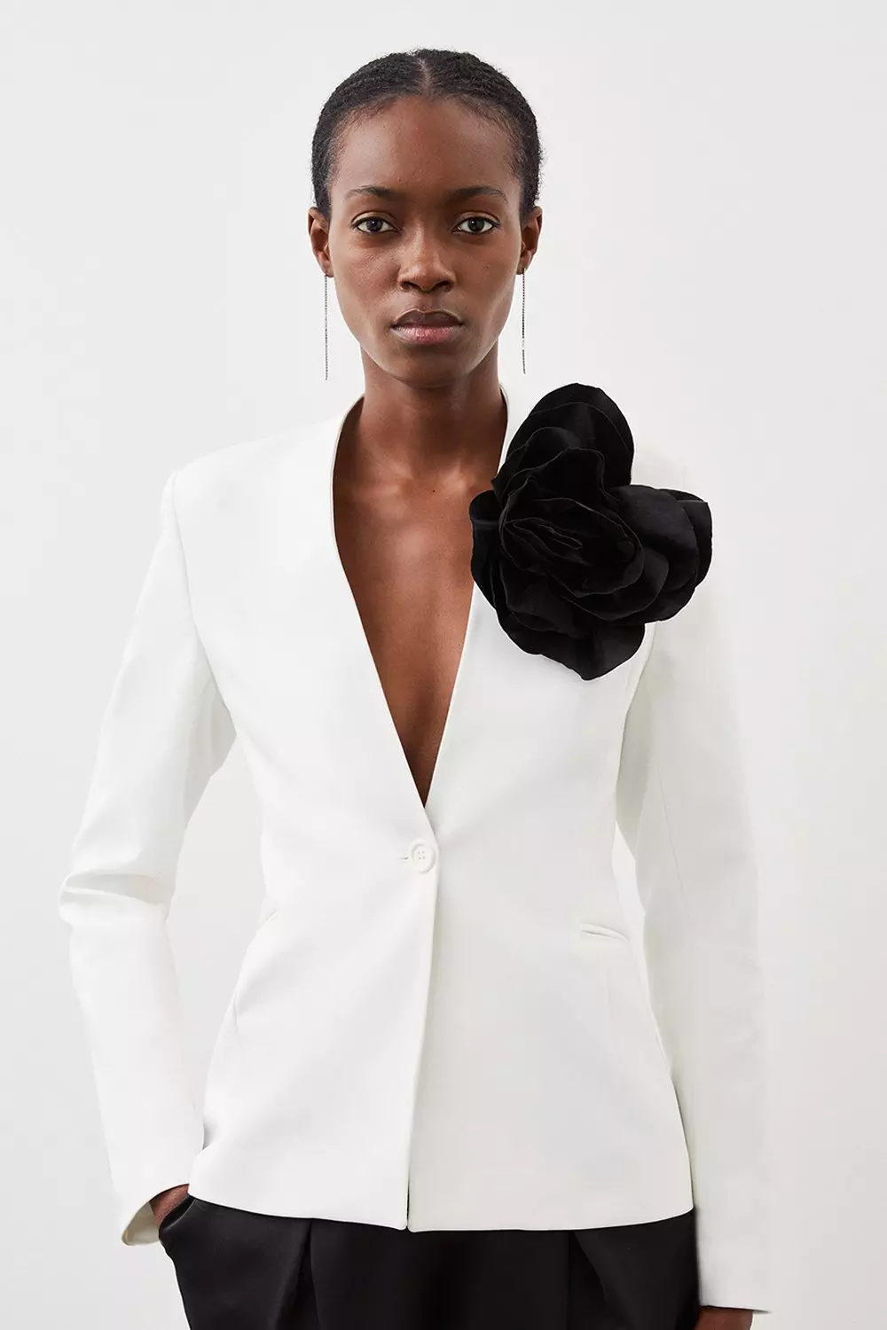 Karen millen white suit sale