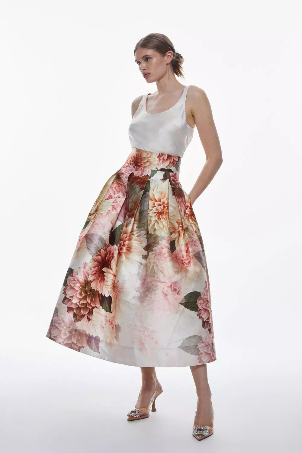 4 Ways to Wear a Floral Midi Skirt - KMM Lifestyle