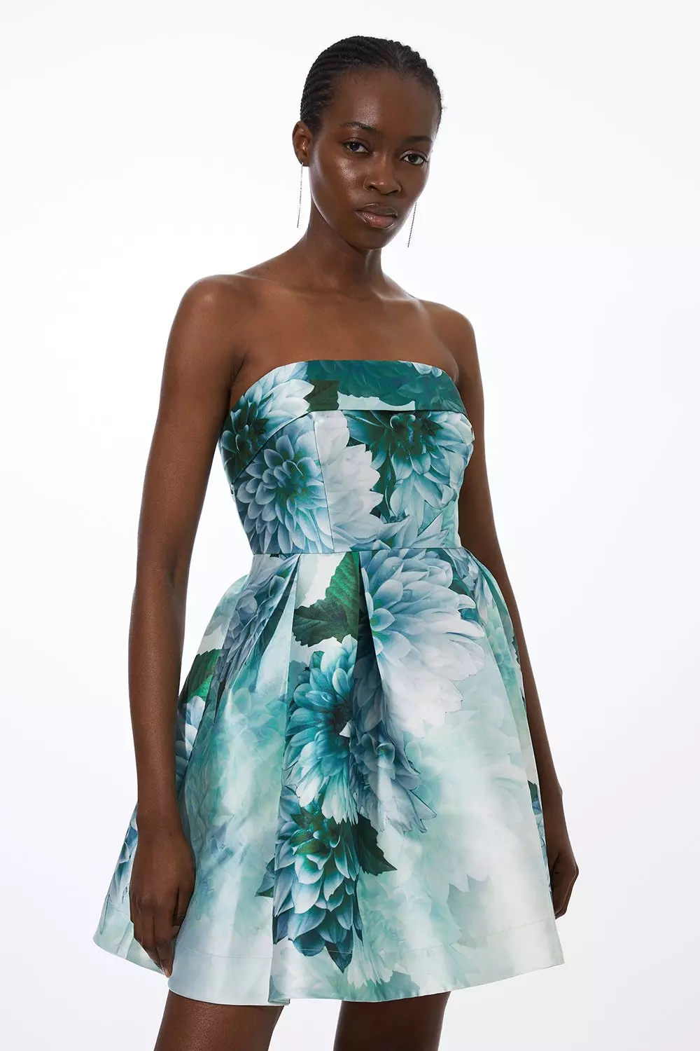 Garden Floral Mini Prom Dress Karen Millen