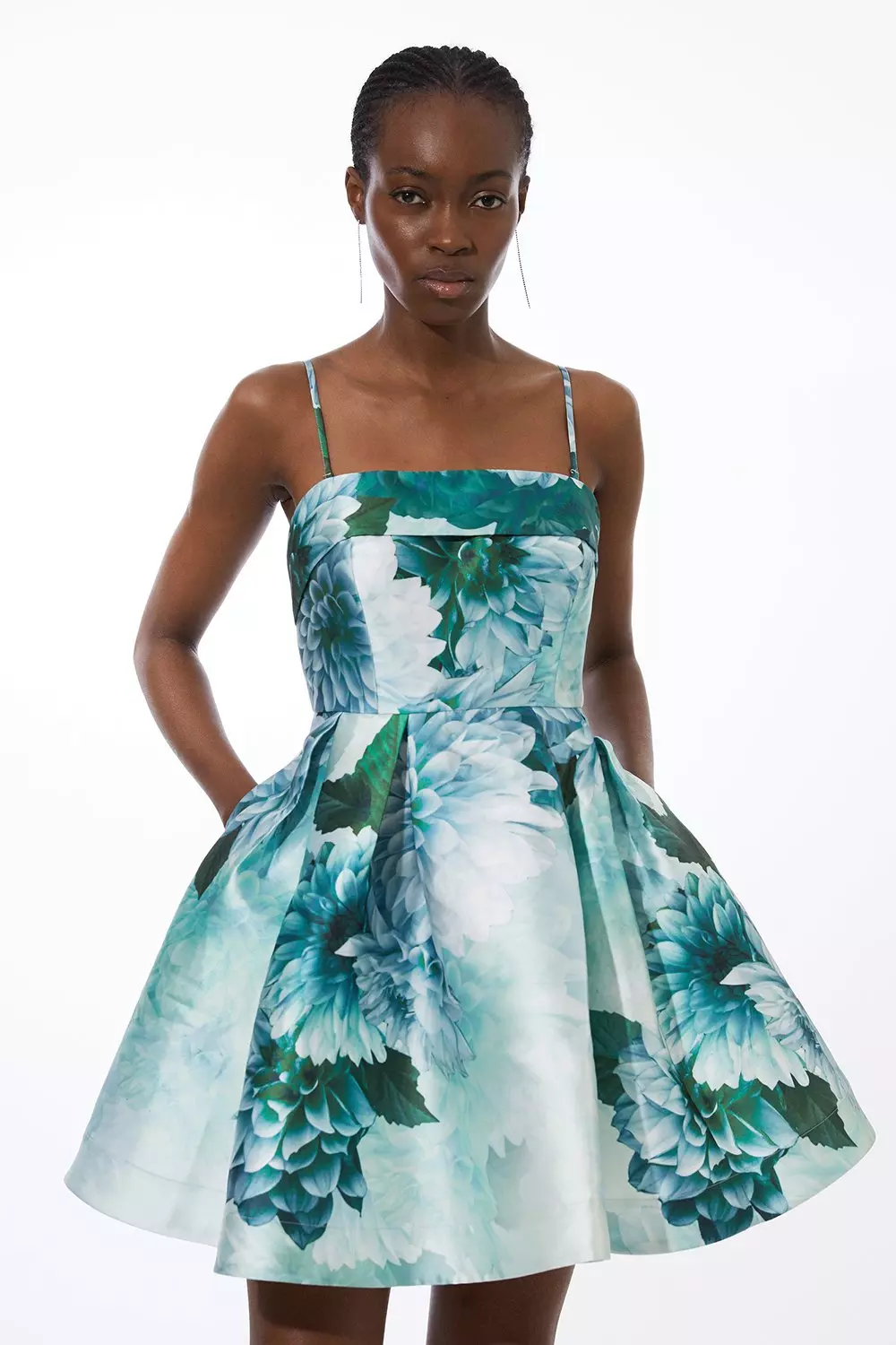 Garden Floral Mini Prom Dress Karen Millen