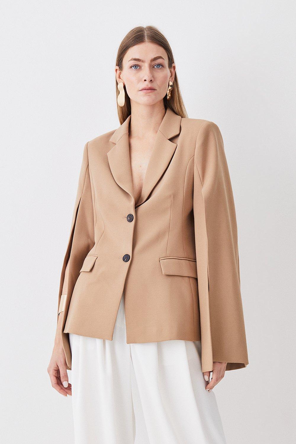 Beige blazer outlet womens uk