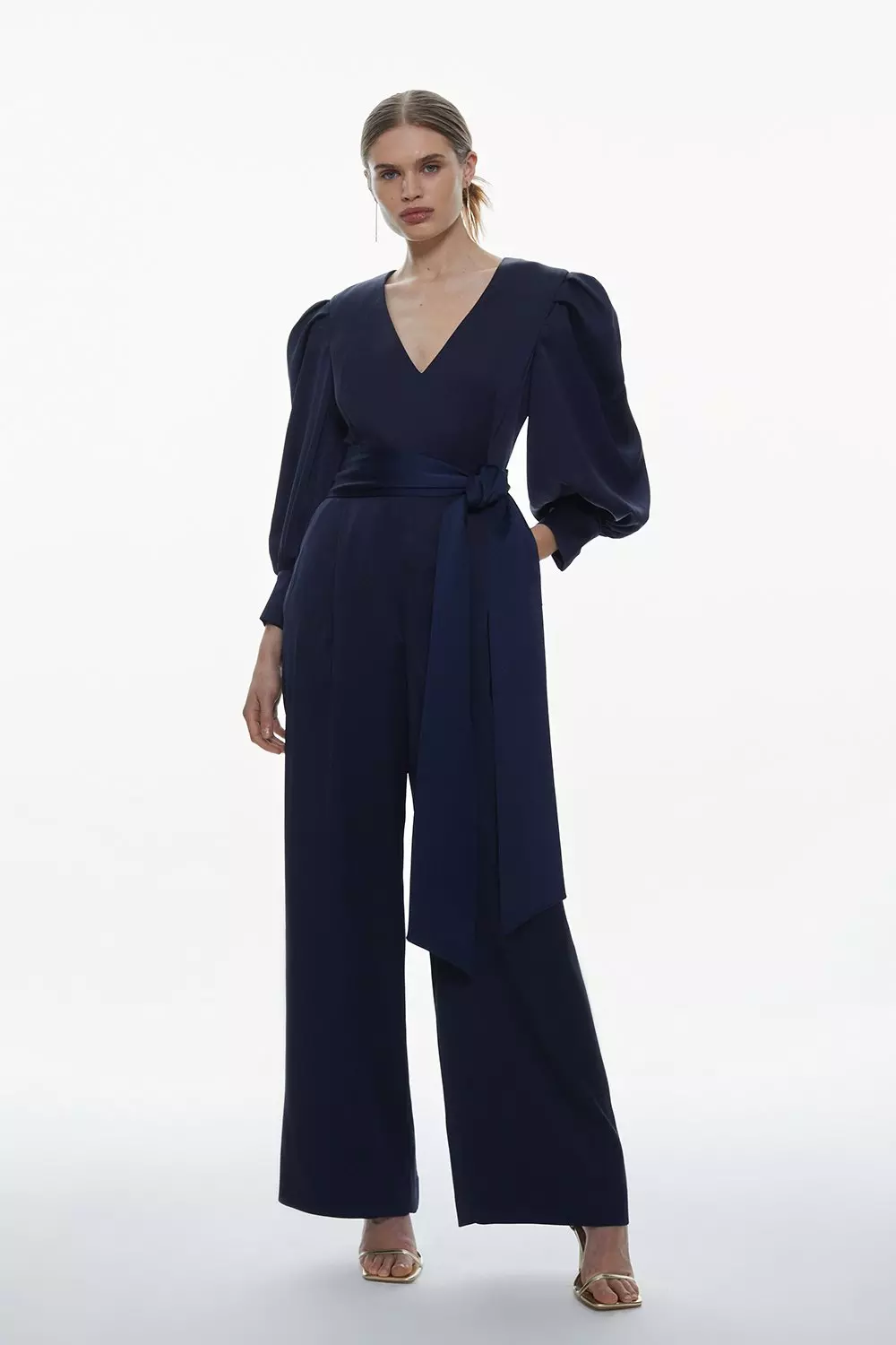 Karen millen hot sale blue jumpsuit