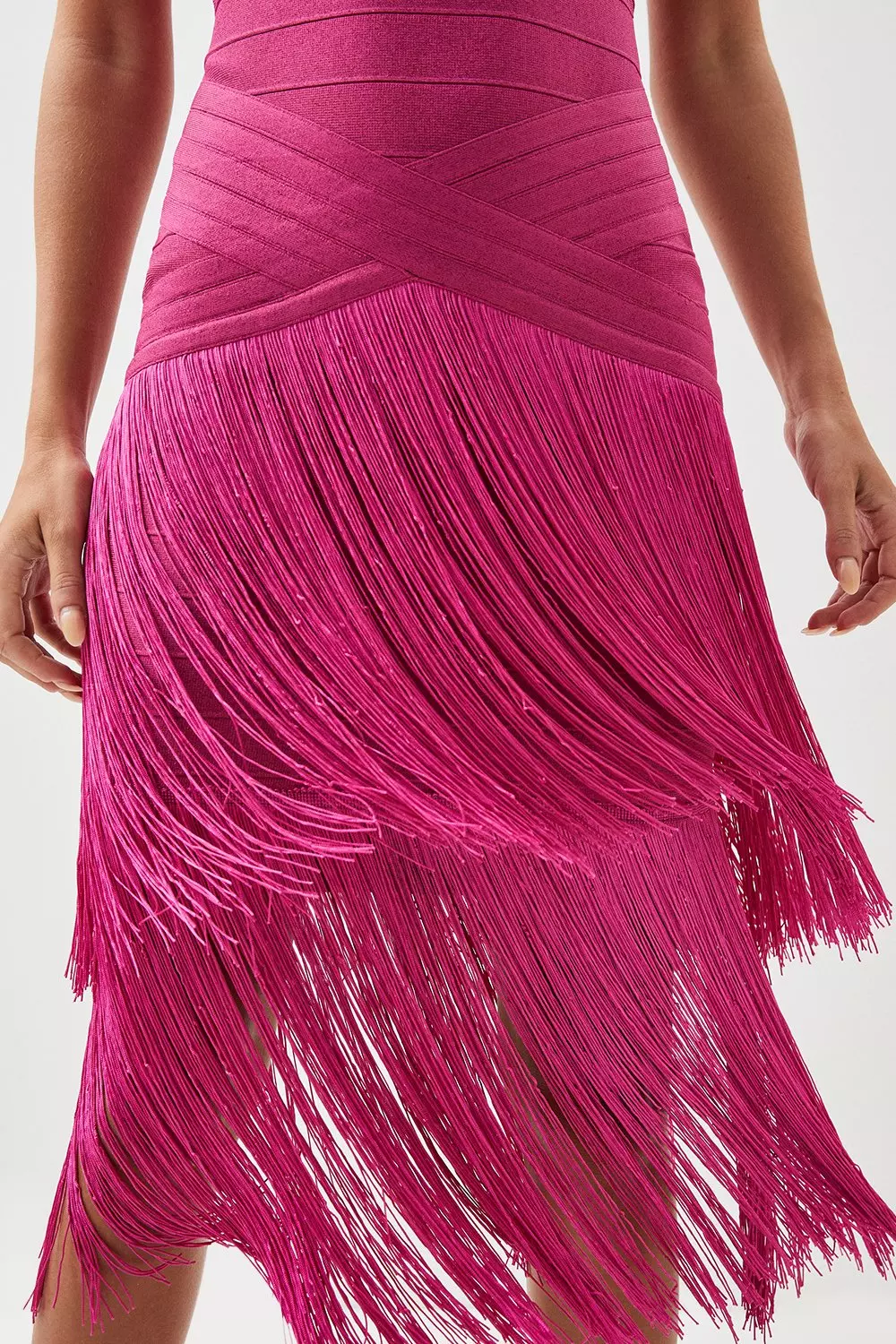 Karen millen hotsell fringe dress