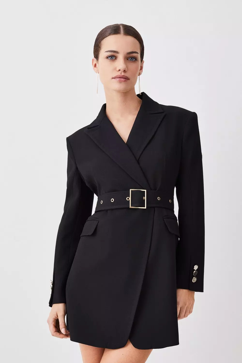 Structured belted workwear clearance jacket