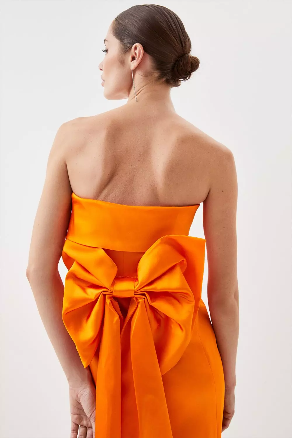 Karen millen hot sale bow front dress