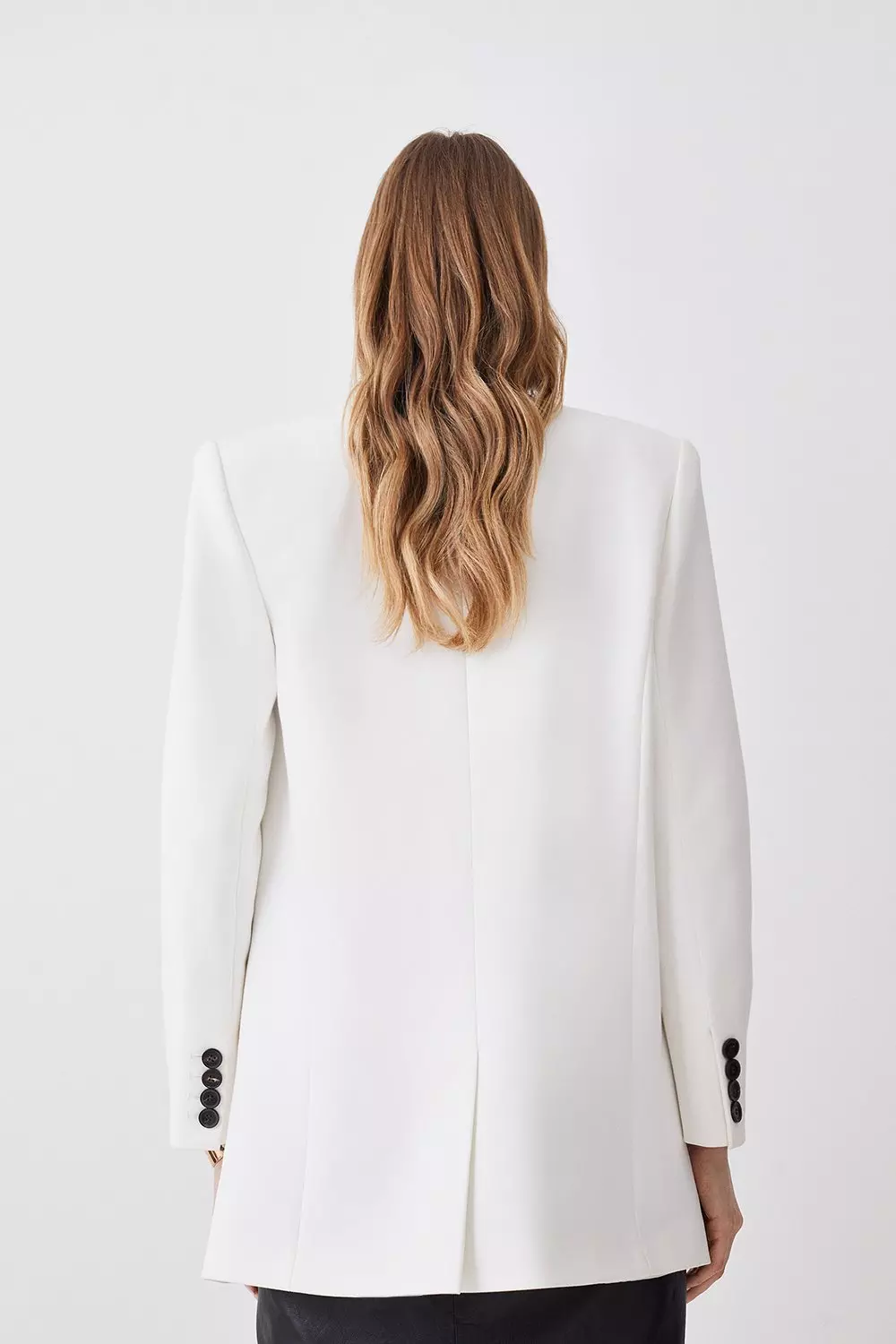 Long white outlet blazer jacket