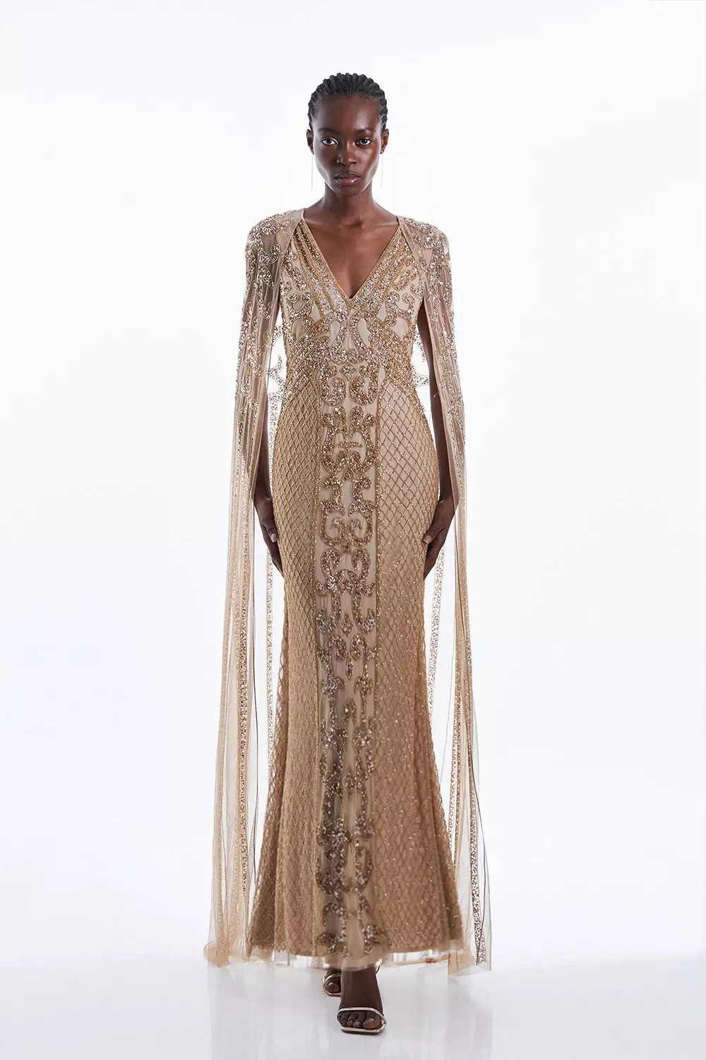 Maxi hotsell gold dress