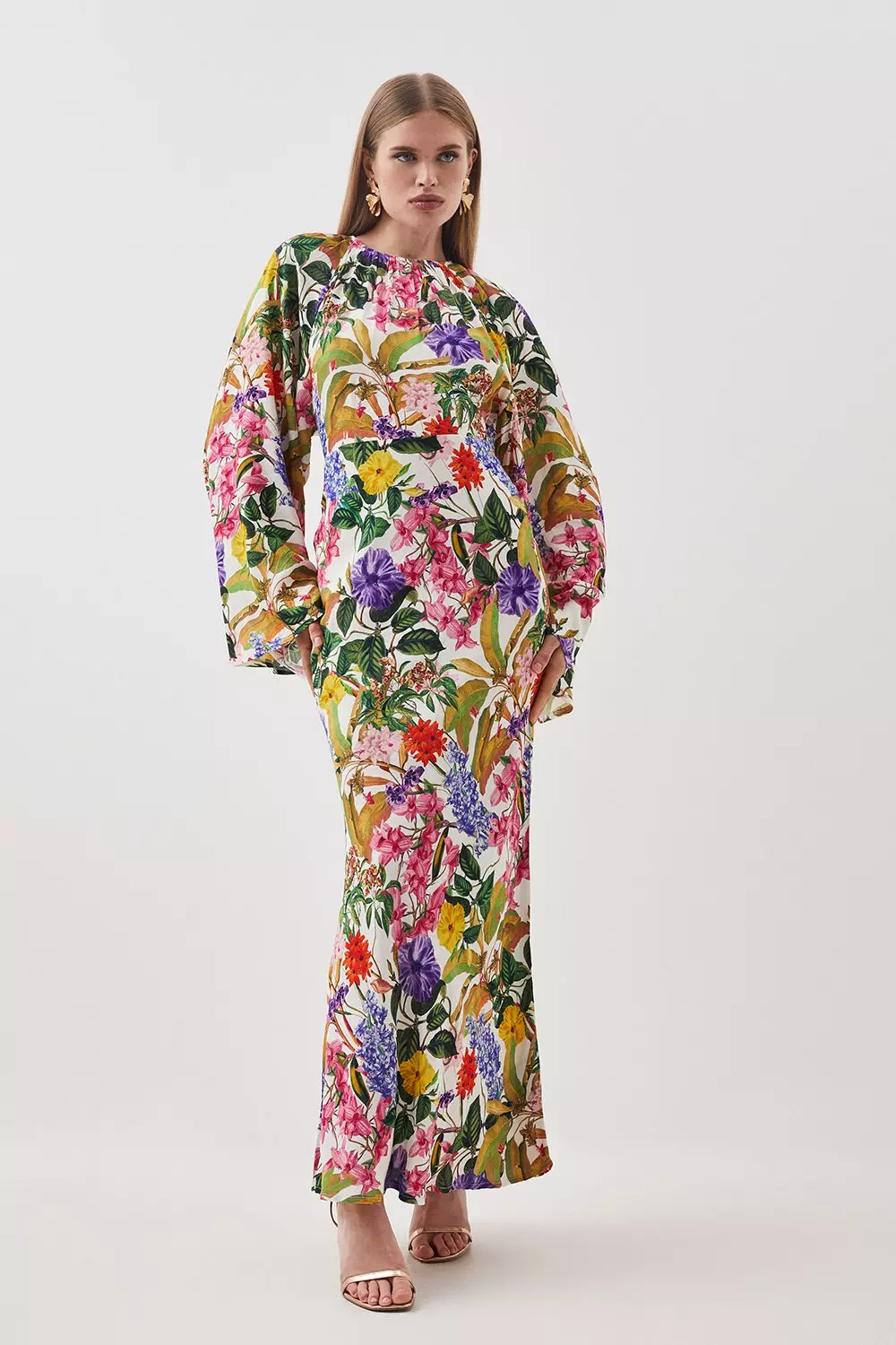 Long sleeve hotsell maxi kimono